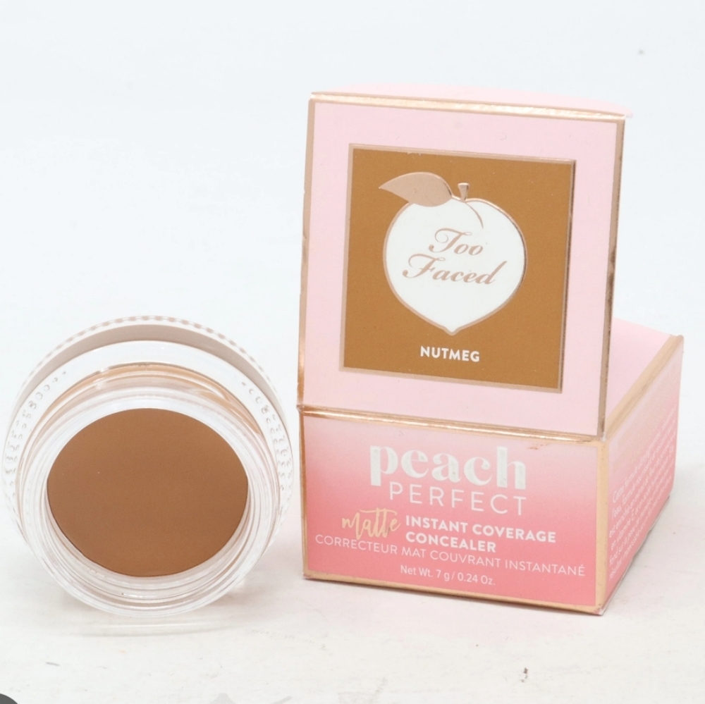 ❇️🧚‍♀️NUTMEG Too Faced DISCONTINUED Peach 🍑 Perfect Concealer NWT